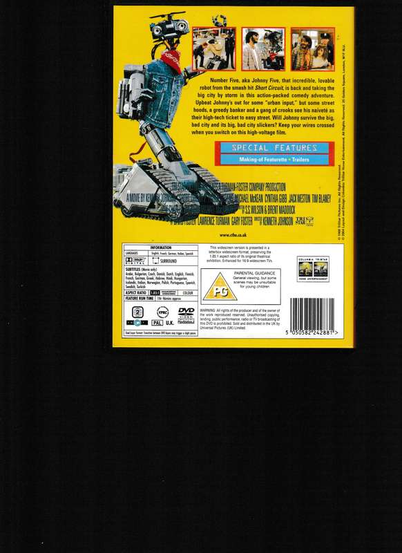 SHORT CIRCUIT 2 DVD