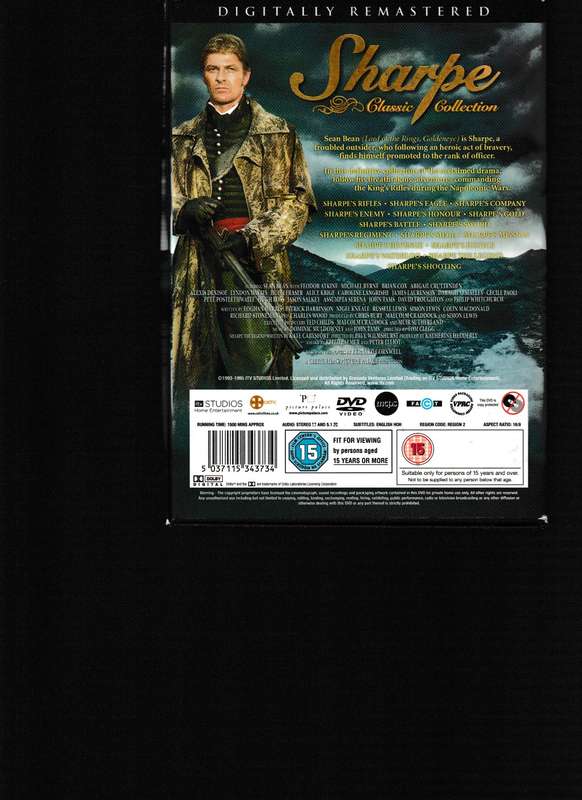 SHARPE, CLASSIC COLLECTION 8 DVD BOX SET