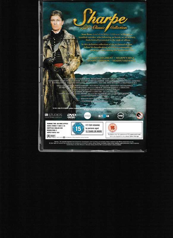 SHARPE, CLASSIC COLLECTION 8 DVD BOX SET