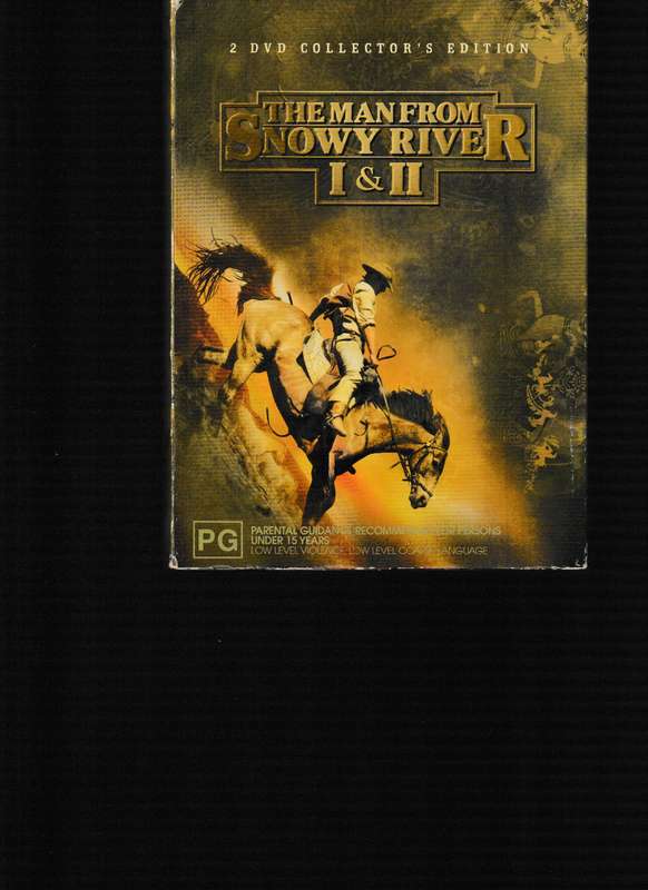 THE MAN FROM SNOWY RIVER 1 & 2 DVD COLLECTOR'S EDITION 2 DISC BOX SET
