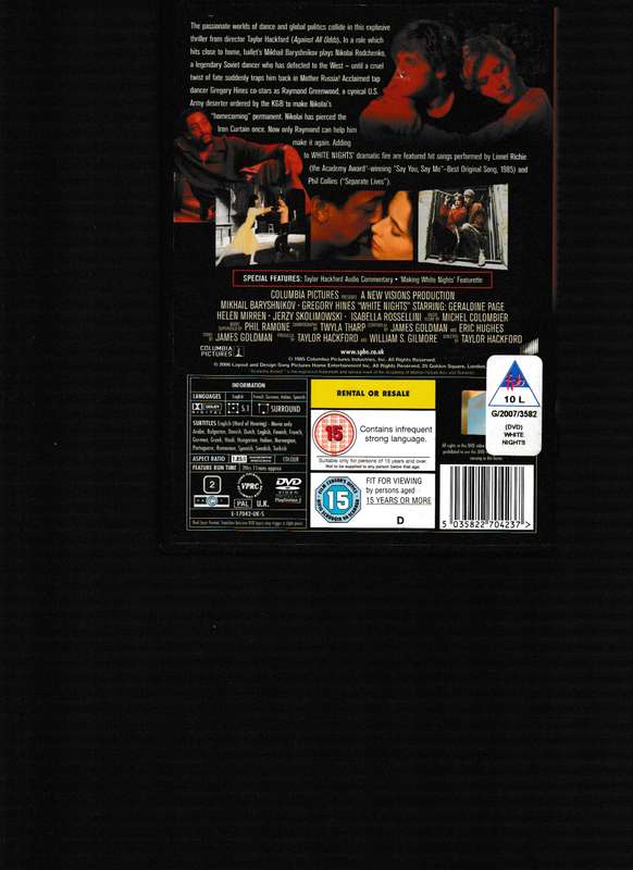 WHITE NIGHTS DVD