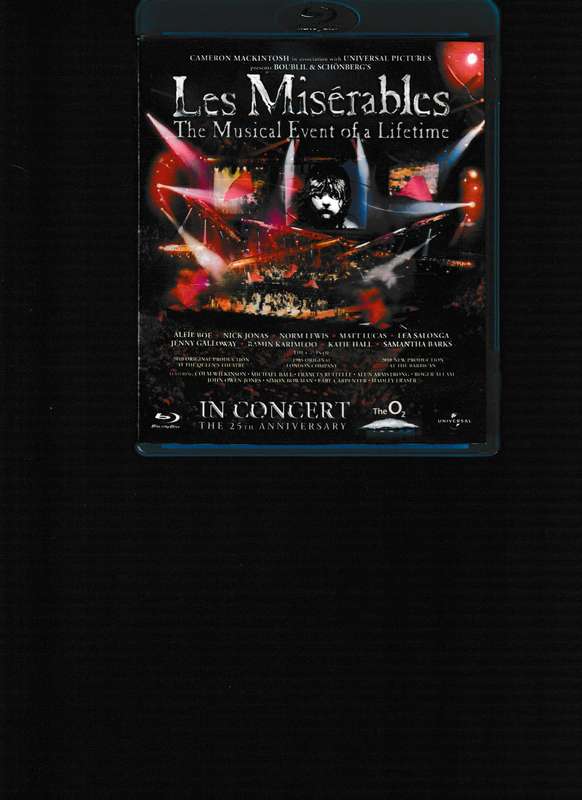 LLES MISERABLES, THE MUSICAL EVENT OF A LIFETIME, BLU RAY