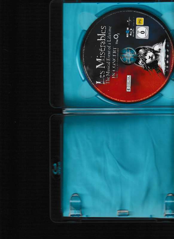 LLES MISERABLES, THE MUSICAL EVENT OF A LIFETIME, BLU RAY