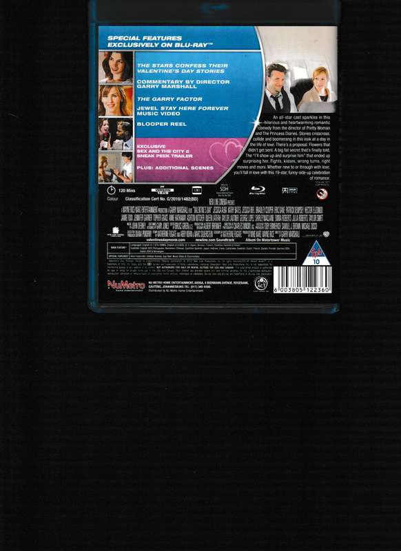 VALENTINE'S DAY, BLU RAY