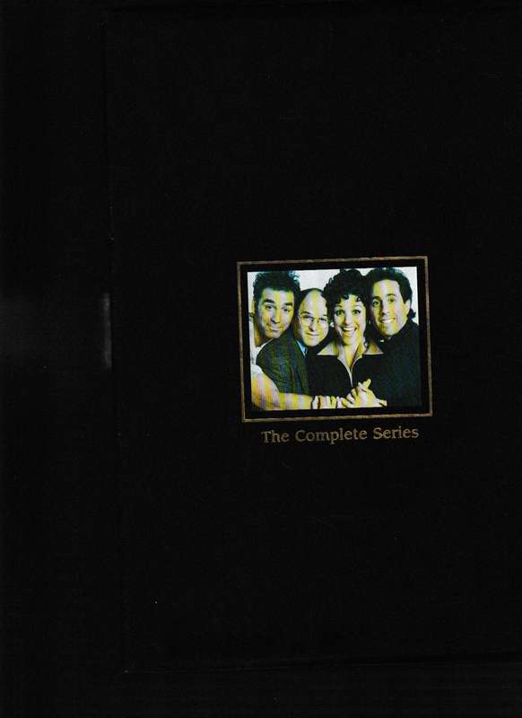 SEINFELD, ALL NINE SEASONS WITH 221 PAGE A4  COFFEE TABLE BOOK, 32 DISCS AND BONUS DVD HARDCOVER SET