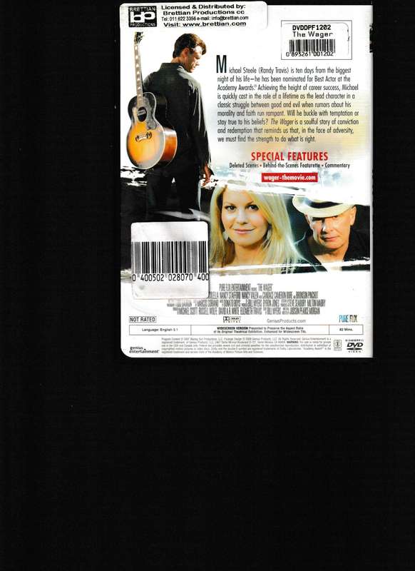 THE WAGER DVD (REGION 1)