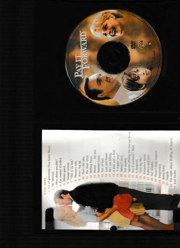 PAY IT FORWARD DVD