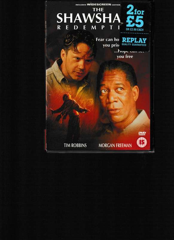 THE SHAWSHANK REDEMPTION DVD