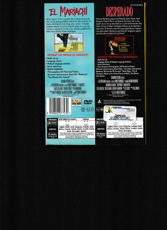 DESPERADO & EL MARIACHI DVD