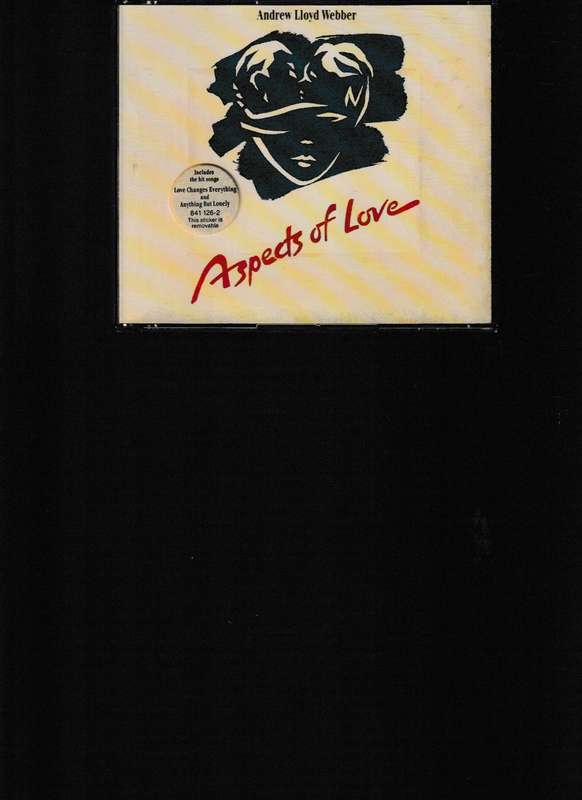 ASPECTS OF LOVE, ANDREW LLOYD WEBBER , 17 APRIL 1989 LONDON CD