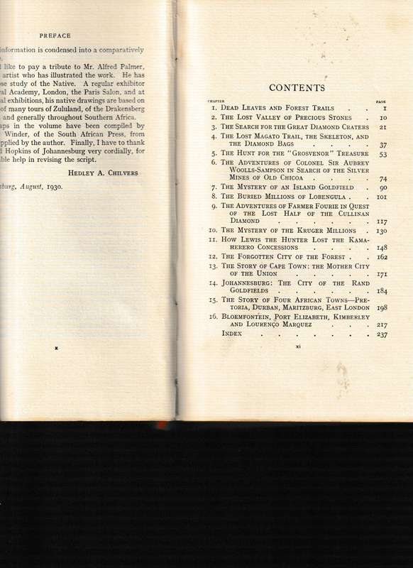 THE SEVEN LOST TRAILS OF AFRICA 1 ST ED. 1930