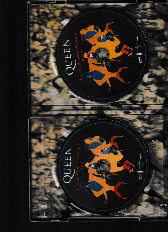 QUEEN, LIVE AT WEMBLEY STADIUM 25th ANNIVERSARY EDITION 2 DVD SET