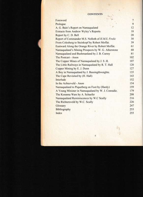 LIFE & TRAVELS IN THE NORTHWEST 1850-1899, NAMAQUALAND, BUSHMANLAND & WEST COAST