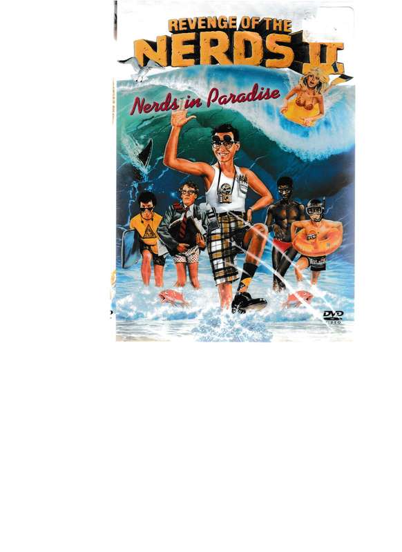 REVENGE OF THE NERDS II, NERDS IN PARADISE DVD (NEW, SEALED)