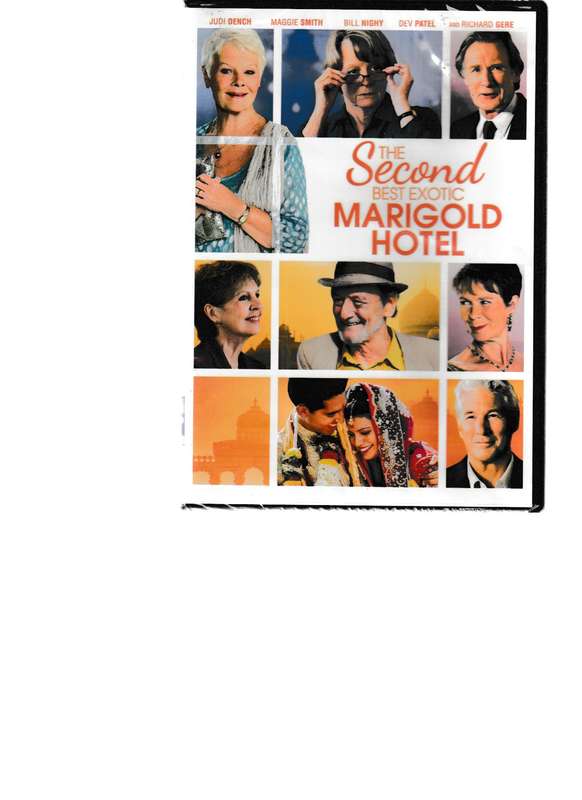 THE SECOND BEST EXOTIC MARIGOLD HOTEL DVD (NEW, SEALED)