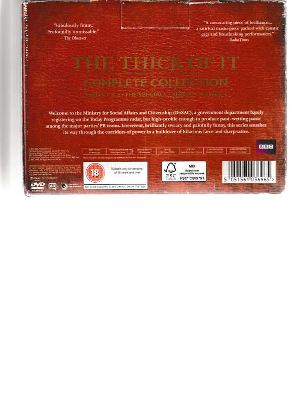 THE THICK OF THINGS COMPLETE COLLECTION ON DVD ALL 4 SEASONS PLUS SPECIALS