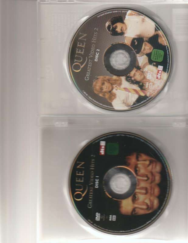 QUEEN THE DVD COLLECTION, GREATEST VIDEO HITS 2, 2 DVD SET WITH BOOKLET
