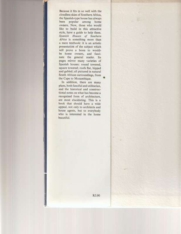 SPANISH HOUSES OF SOUTH AFRICA by HEIN WICHT