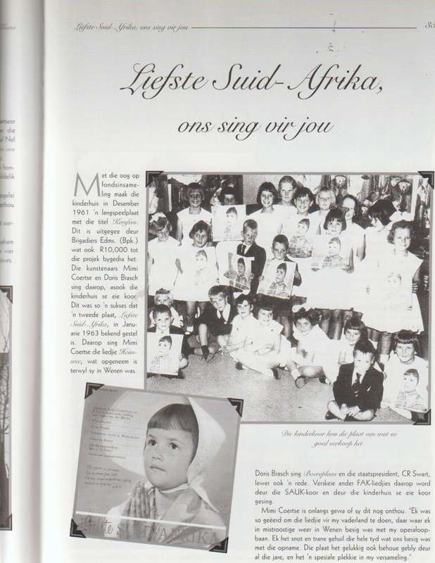 ABRAHAM KRIEL MARIA KLOPPERS KINDERHUIS 1902-2002