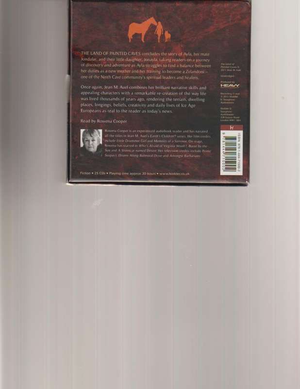 THE LAND OF PAINTED CAVES by JEAN M. AUEL AUDIO BOOK 25 CD'S