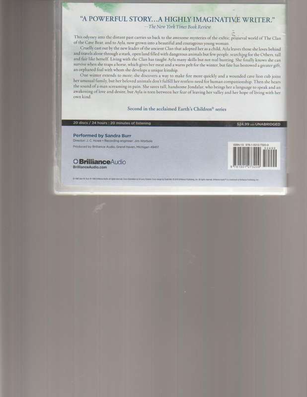 THE VALLEY OF HORSES by JEAN M. AUEL AUDIO BOOK 20 CD'S