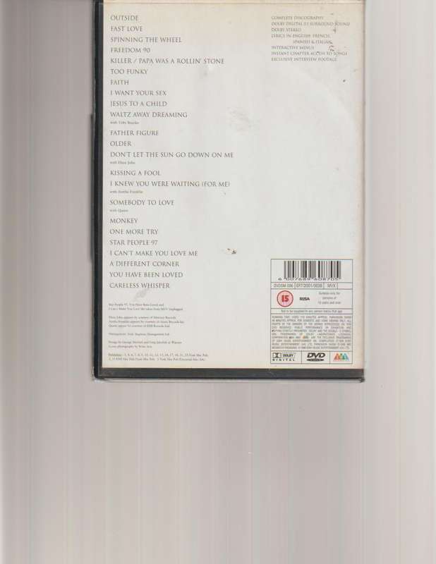 LADIES AND GENTLEMEN, THE BEST OF GEORGE MICHAEL DVD