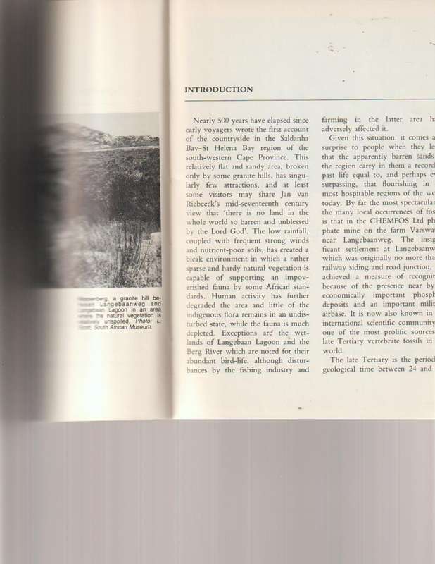 LANGEBAANWEG, A RECORD OF PAST LIFE