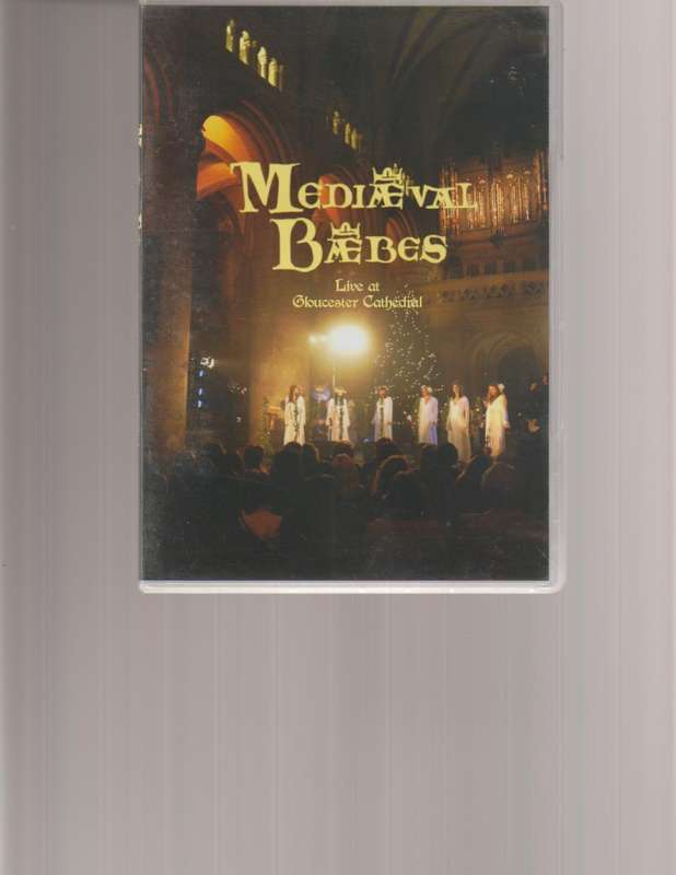 MEDIEVAL BABES, LIVE AT GLOUCESTER CATHEDRAL DVD "SIGNED"