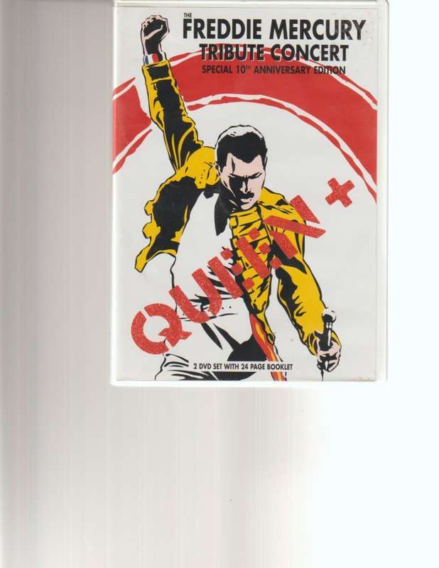 THE FREDDIE MERCURY TRIBUTE CONCERT SPECIAL 10TH ANNIVERSARY EDITION 2 DVD SET WITH 24 PAGE BOOKLET