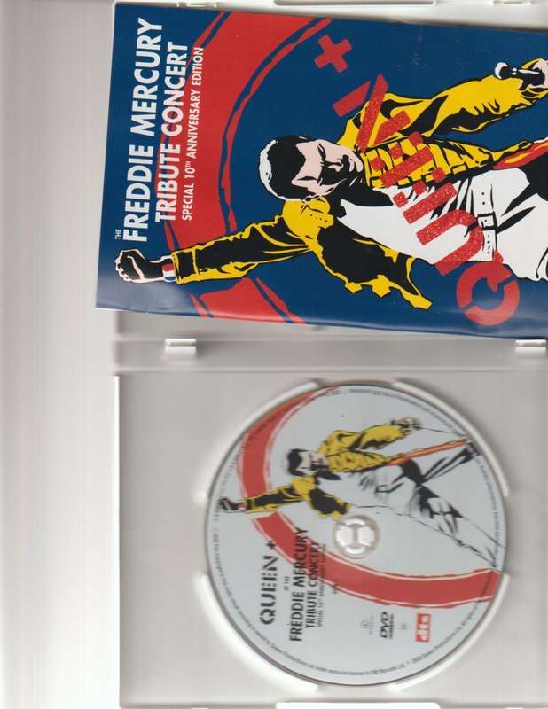 THE FREDDIE MERCURY TRIBUTE CONCERT SPECIAL 10TH ANNIVERSARY EDITION 2 DVD SET WITH 24 PAGE BOOKLET