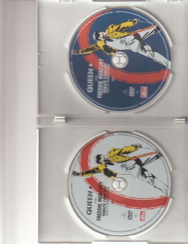 THE FREDDIE MERCURY TRIBUTE CONCERT SPECIAL 10TH ANNIVERSARY EDITION 2 DVD SET WITH 24 PAGE BOOKLET