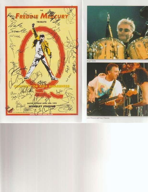 THE FREDDIE MERCURY TRIBUTE CONCERT SPECIAL 10TH ANNIVERSARY EDITION 2 DVD SET WITH 24 PAGE BOOKLET