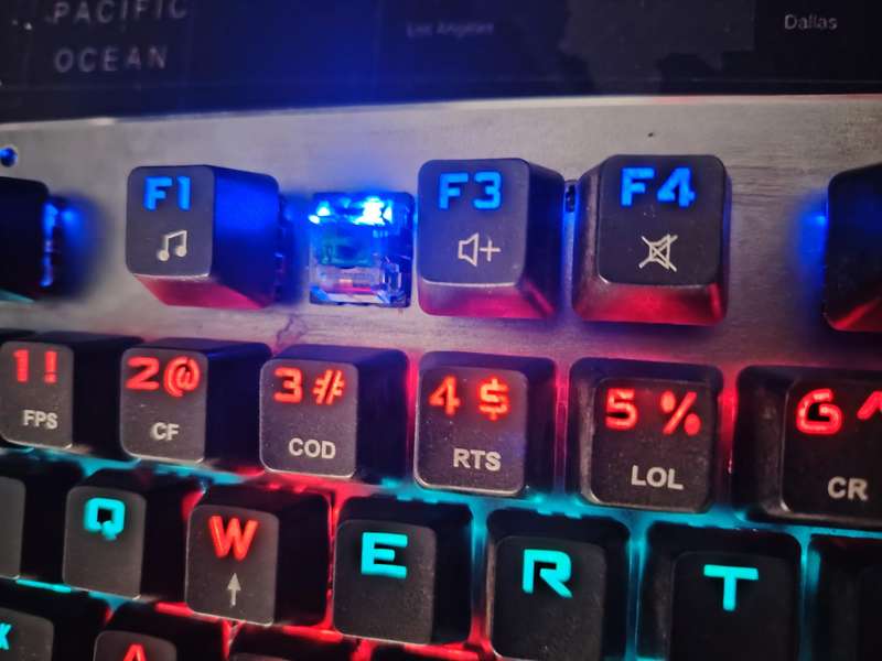 Mechanical keyboard backlit *** MEETION MK007 GAMING Backlit