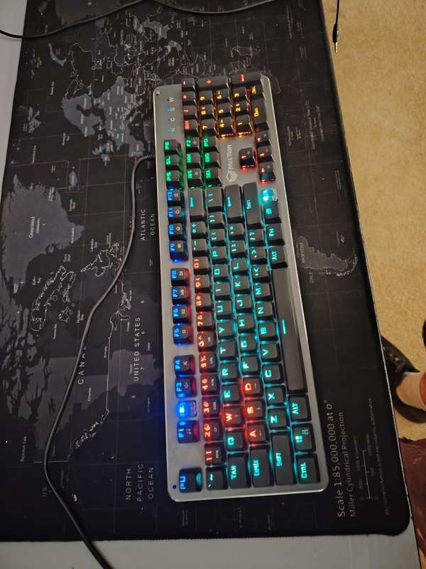Mechanical keyboard backlit *** MEETION MK007 GAMING Backlit