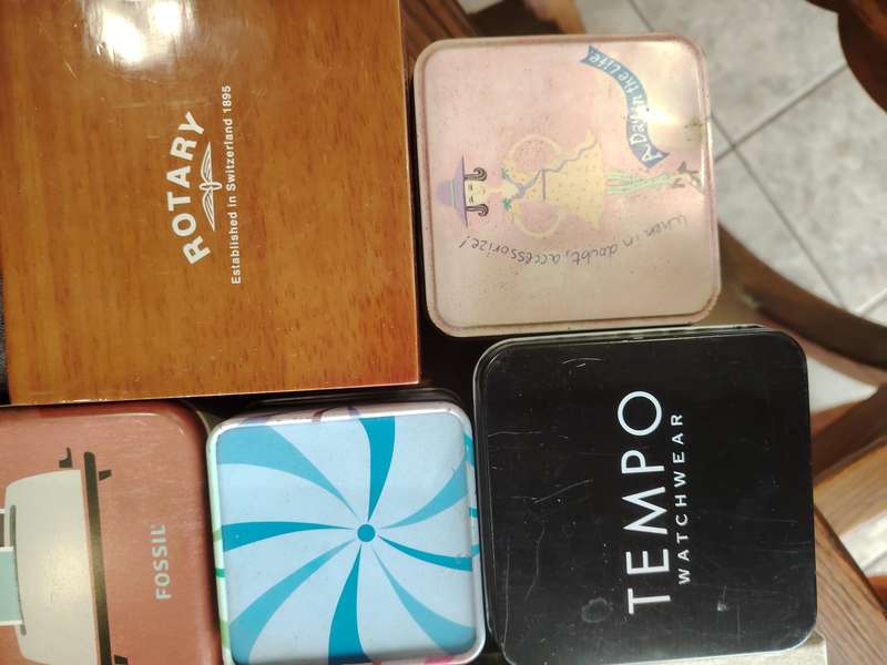FOSSIL * TEMPO * MICHEL HERBALIN * ROTARY * 14  Watch Boxes