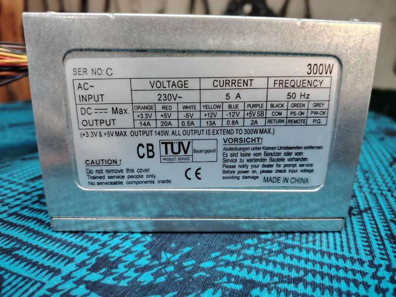 300W Power supply