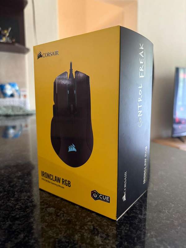 Corsair Ironclaw Wired RGB Gaming Mouse