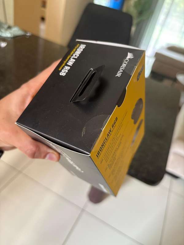 Corsair Ironclaw Wired RGB Gaming Mouse