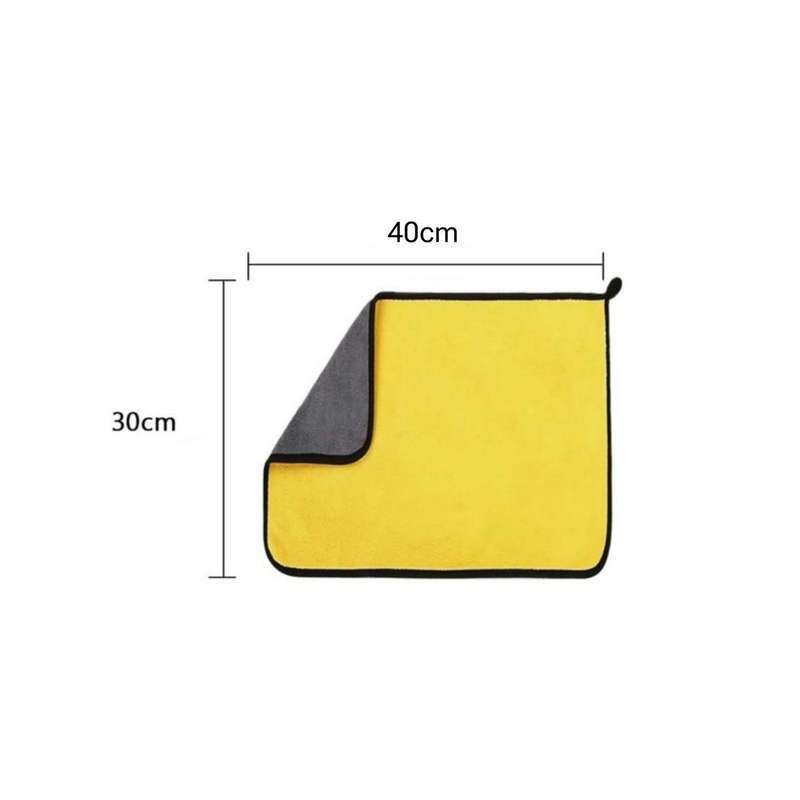 3 Piece 2 In 1 Microfibre Wash & Dry Towels