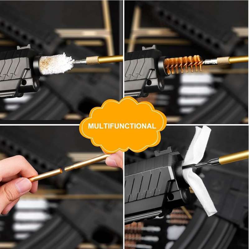 58 Piece Universal Gun Cleaning Kit With Case