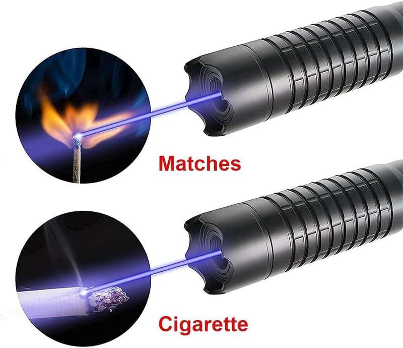 5000mW 1.5KM High Range Blue Laser (Can light matches)