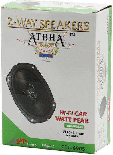 Car Speaker 6x9" with 1000W RMS (2 Way)