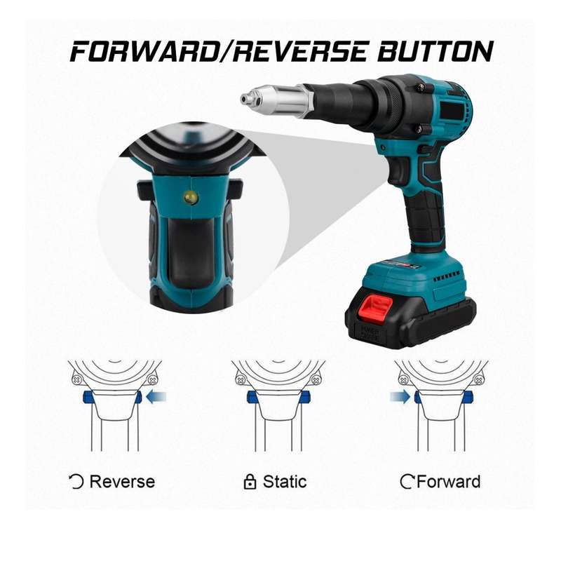 Compact Cordless Electric Rivet Nut Gun