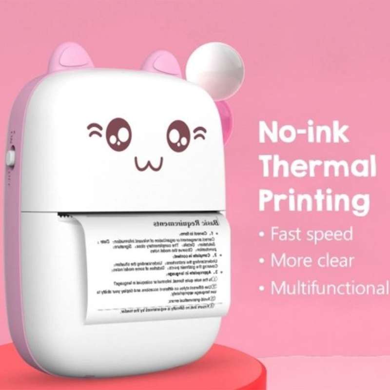 Mini Thermal Printer - PINK