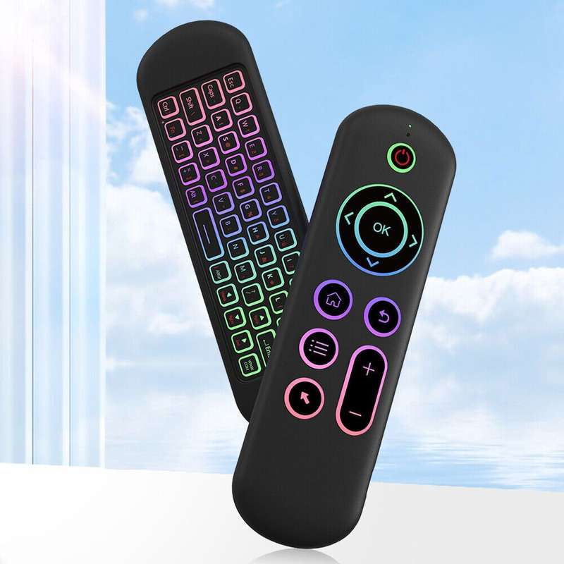M5 Air Mouse Keyboard with RGB Backlight & Dual Mode Rechargeable