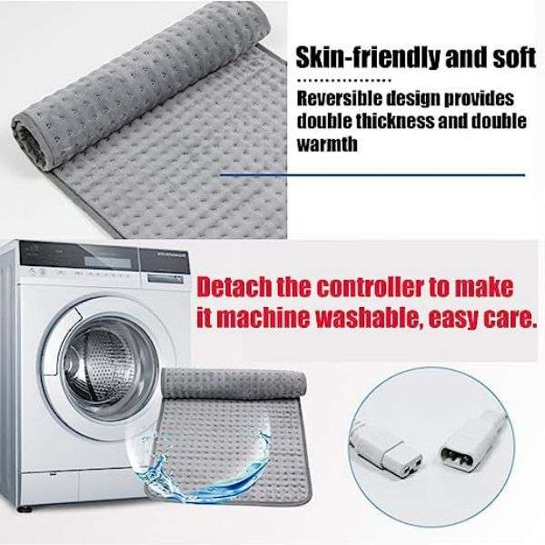 Therapeutic Automatic On/Off Electric Heating Pad Blanket
