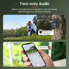 4k HD Smart Solar Camo Outdoor Electric Pan Tilt Camera