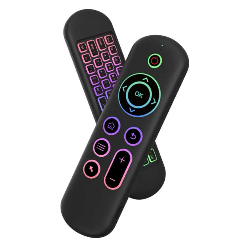 M5 Air Mouse Keyboard with RGB Backlight & Dual Mode Rechargeable