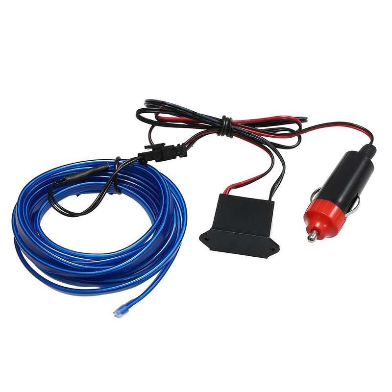 2M Blue Interior Car Cold Light Flexible LED Strip Light