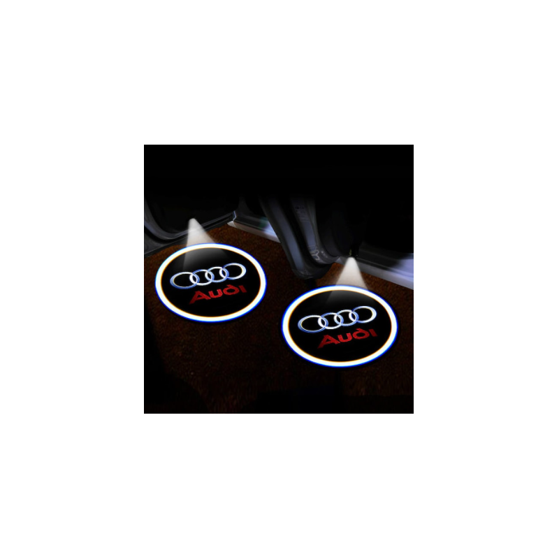 Car Door Welcome Light Logo Projector-Audi (Set of 2)